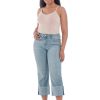 Straight 1822 Denim | Petite Eco Cuffed Crop Straight In Caley