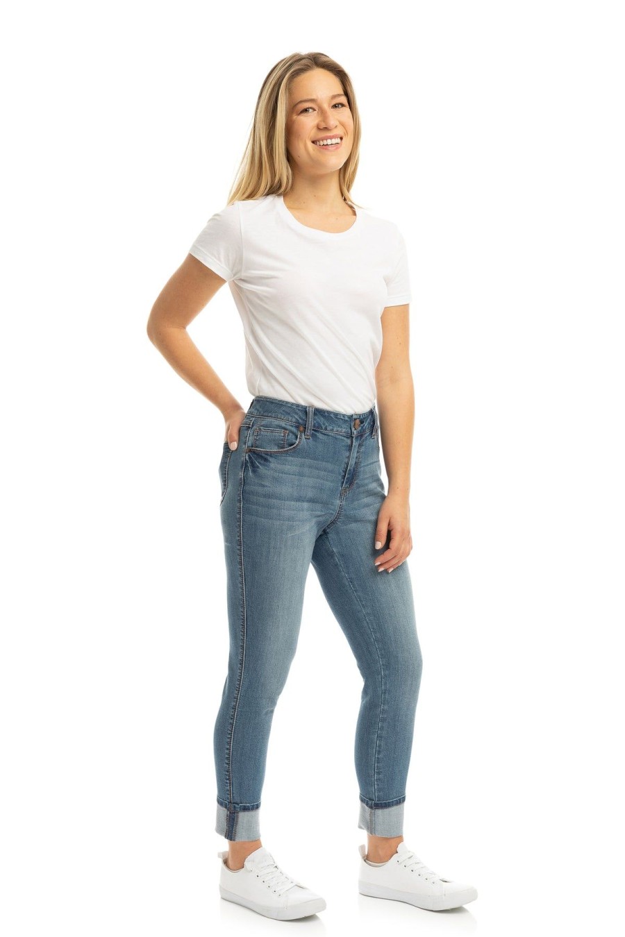 Skinny 1822 Denim | Petite Vintage Cuff Jean In Isabelle