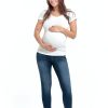 Skinny 1822 Denim | Maternity Butter Ankle Skinny W/ Side Panel In Lennox