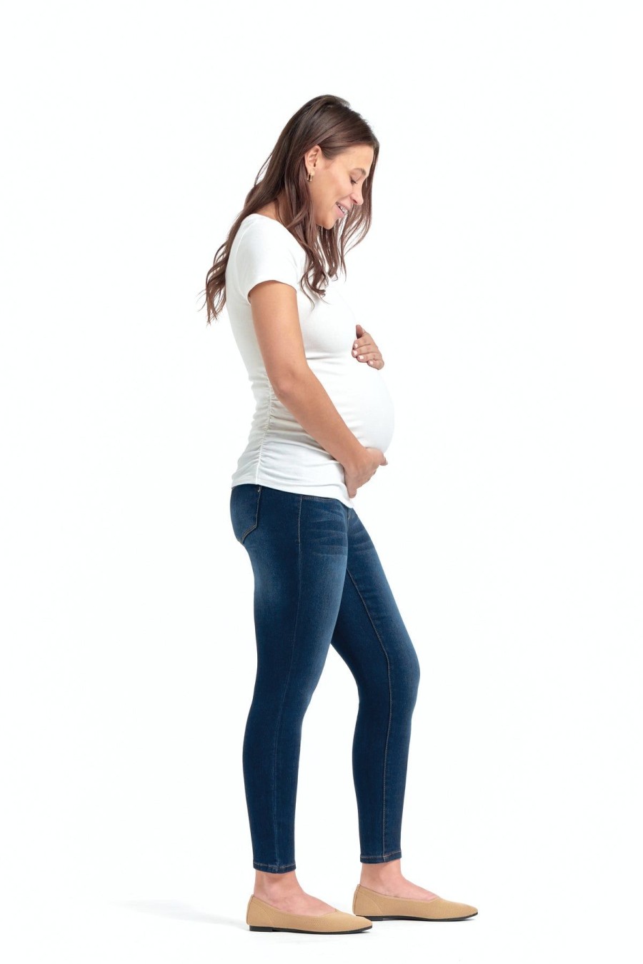 Skinny 1822 Denim | Maternity Butter Ankle Skinny W/ Side Panel In Lennox