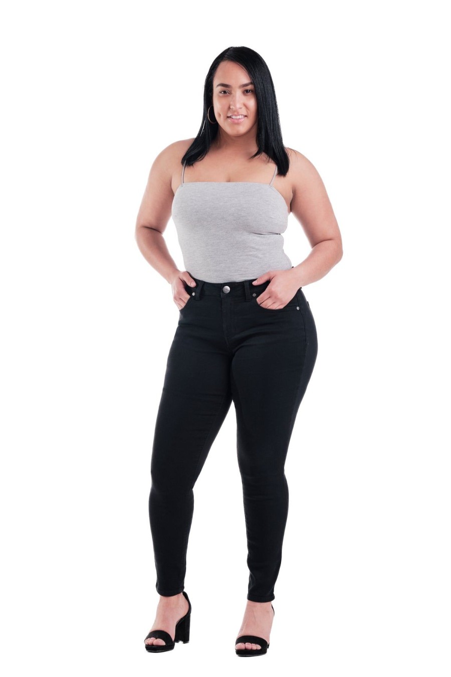 Skinny 1822 Denim | Curvy No Gap Skinny In Black