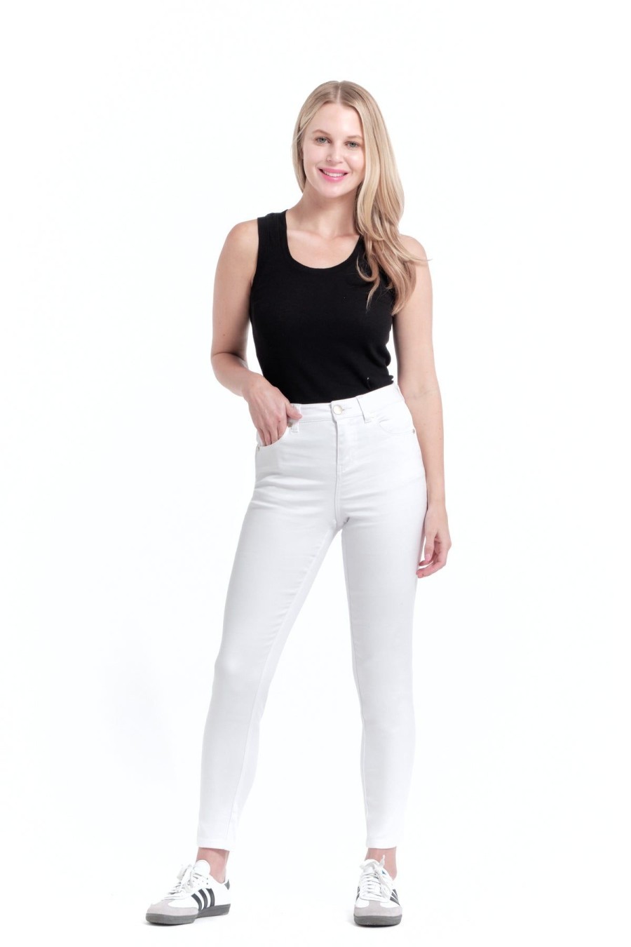 Skinny 1822 Denim | Gia Butter Ankle Skinny In White