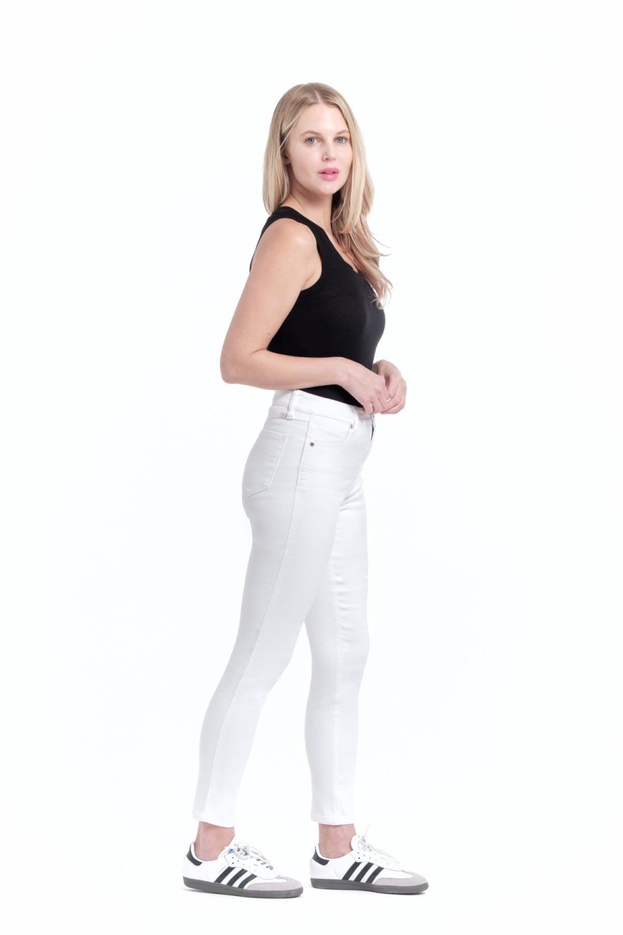 Skinny 1822 Denim | Gia Butter Ankle Skinny In White