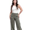 Flare/Boot 1822 Denim | Petite Twill Cargo Wide Leg In Kasey