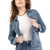 Jackets 1822 Denim | Eco Trucker Denim Jacket In Mariah