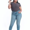 Straight 1822 Denim | Curvy Vintage Tulip Hem In Miles