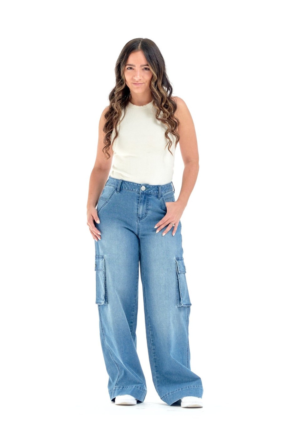 Flare/Boot 1822 Denim | Petite Re:Denim Wide Leg In Zayden