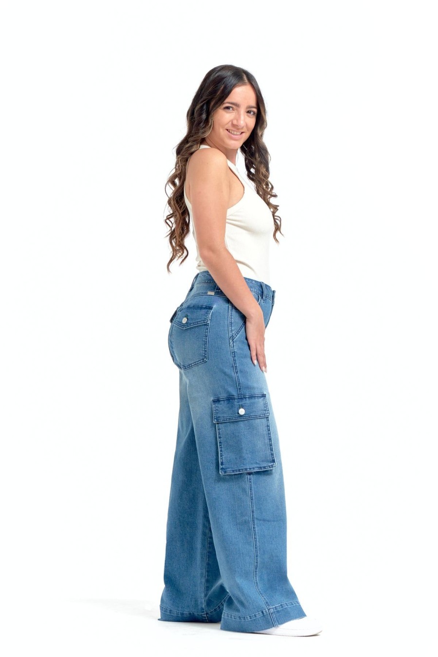 Flare/Boot 1822 Denim | Petite Re:Denim Wide Leg In Zayden