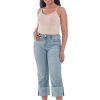 Crop/Capri 1822 Denim | Petite Eco Cuffed Crop Straight In Caley