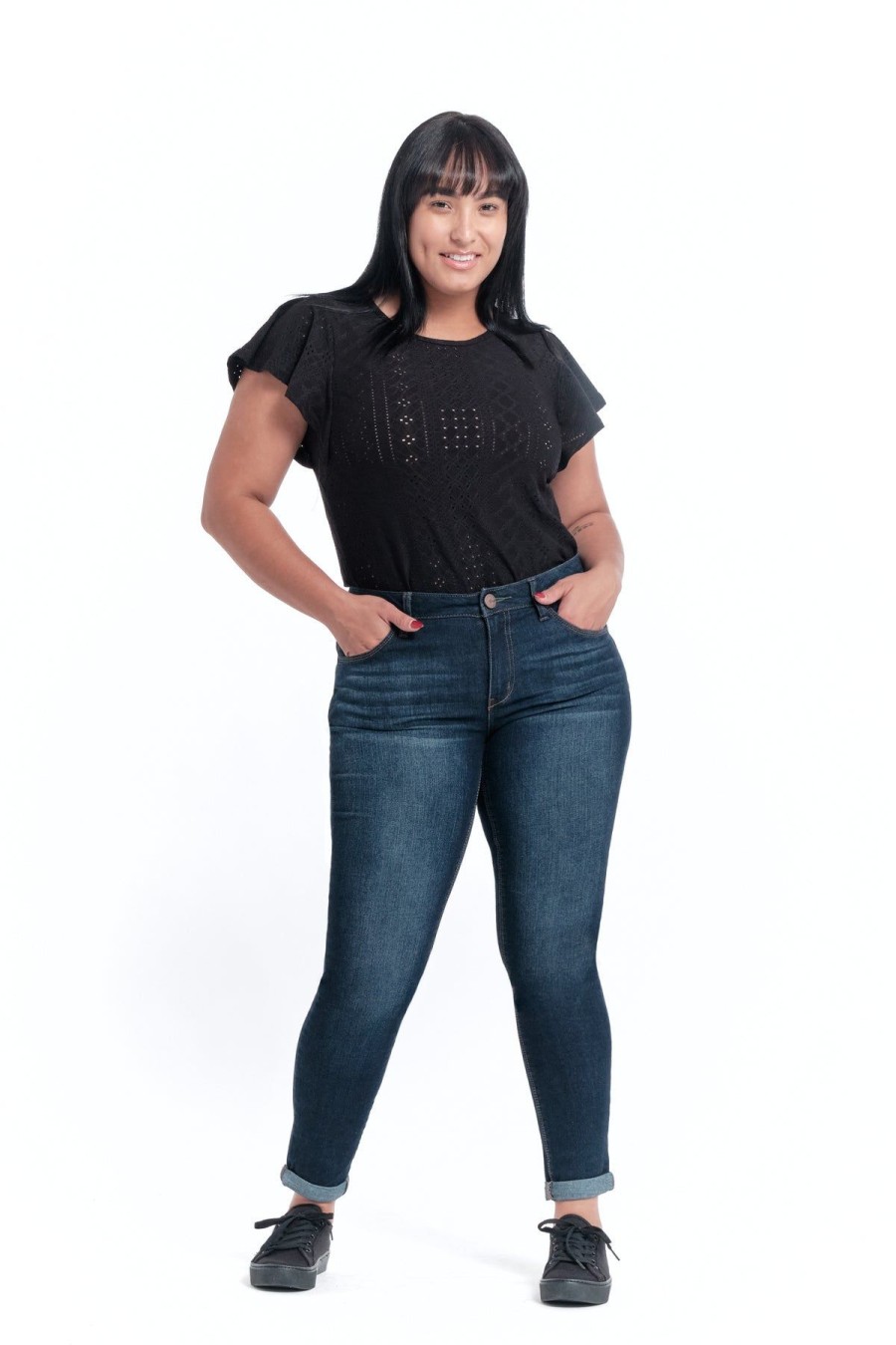 Skinny 1822 Denim | Curvy Adrianna Eco Baby Roll In Giovanna