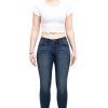 Crop/Capri 1822 Denim | Vintage Berlin Girlfriend Cuff Skinny In Ziggy