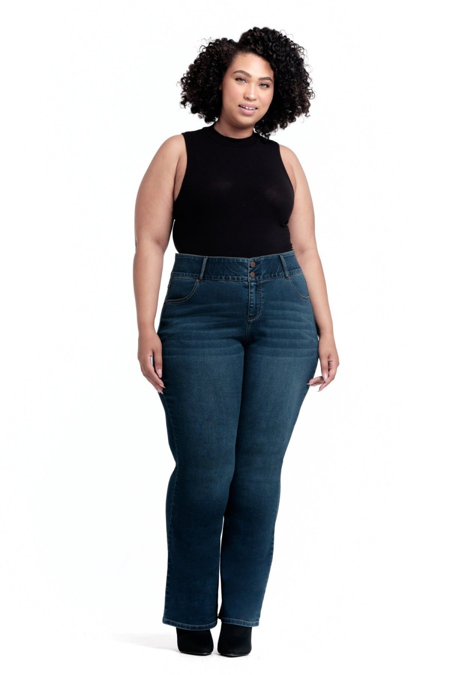 Flare/Boot 1822 Denim | Plus Fit & Lift Shapewear Bootcut Jeans In Oretha