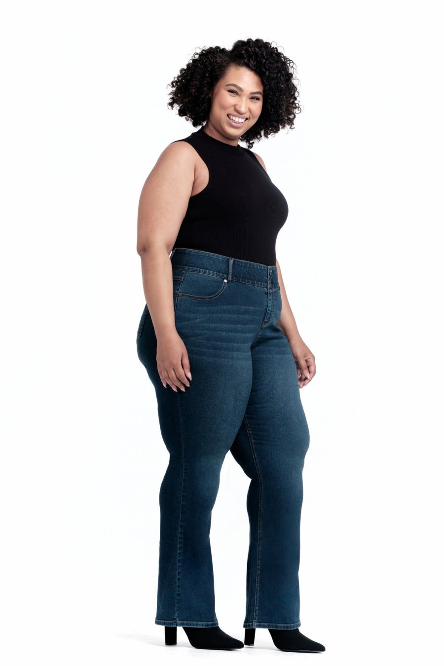 Flare/Boot 1822 Denim | Plus Fit & Lift Shapewear Bootcut Jeans In Oretha