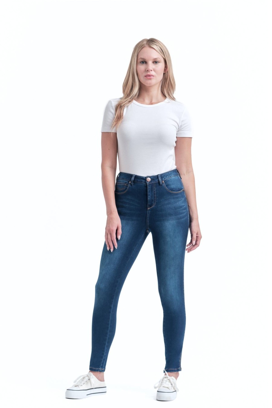 Skinny 1822 Denim | Gia Butter Ankle Skinny In Lennox