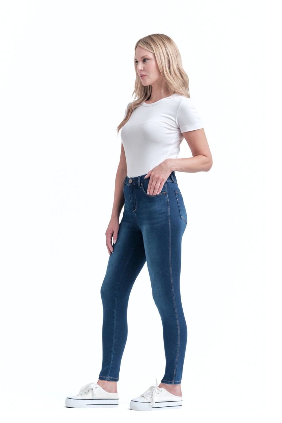 Skinny 1822 Denim | Gia Butter Ankle Skinny In Lennox