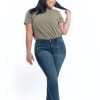 Skinny 1822 Denim | Curvy Silk Denim Ankle Skinny In Helena